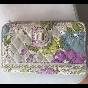 Vera Bradley turn lock wallet
